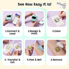 Phomemo TK20 Bluetooth Temporary Tattoo Printer with 40Pcs Temporary Tattoo Paper & 4 Markers - Phomemo
