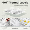Phomemo 4¡±x 6'' Sticker Label for Shipping Label (250 Labels/Roll) flexible coorless