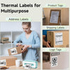Phomemo 4¡±x 6'' Sticker Label for Shipping Label (250 Labels/Roll) are thermal labels for multipurpose