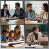 Stampante termica A4 Phomemo M834, stampante A4 mobile per viaggi, ufficio, scuola e casa, compatibile con smartphone e computer, stampante portatile con custodia da trasporto e 4 rotoli di carta termica